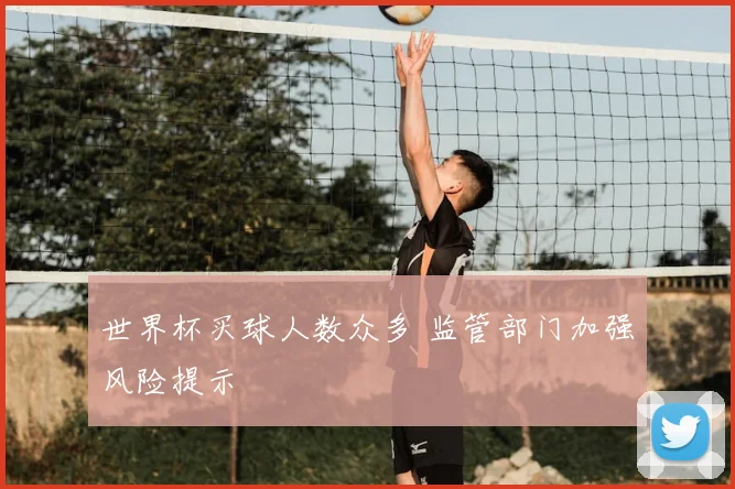 世界杯买球人数众多 监管部门加强风险提示